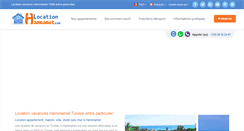 Desktop Screenshot of location-hammamet.com